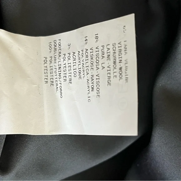 Armani Collezioni Tweed Gray Blazer - Picture 6 of 7